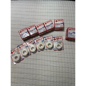 Band-Aid Johnson‎ & Johnson First Aid Lot Gauze Pads Rolled Gauze Cloth Tape New